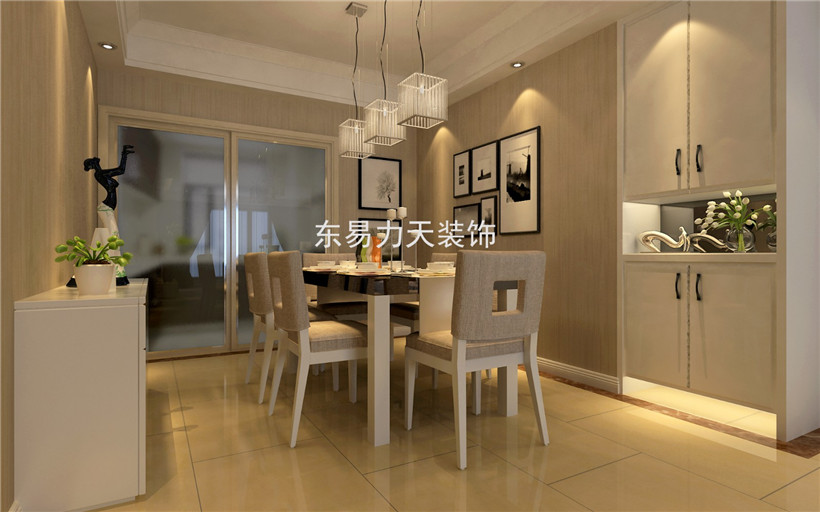 郑州家装公司蓝堡湾现代简约