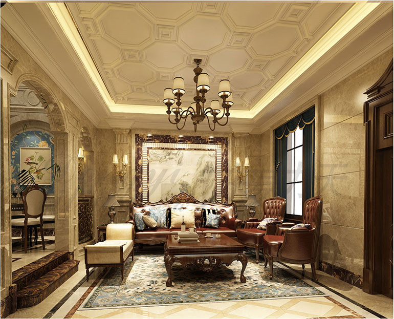 郑州别墅装修专家，400平欧式新古典奢尚豪宅，彰显尊贵品质生活