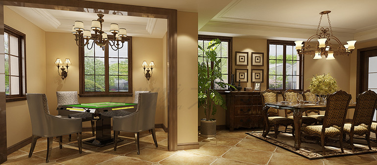 郑州别墅装修专家，400平欧式新古典奢尚豪宅，彰显尊贵品质生活