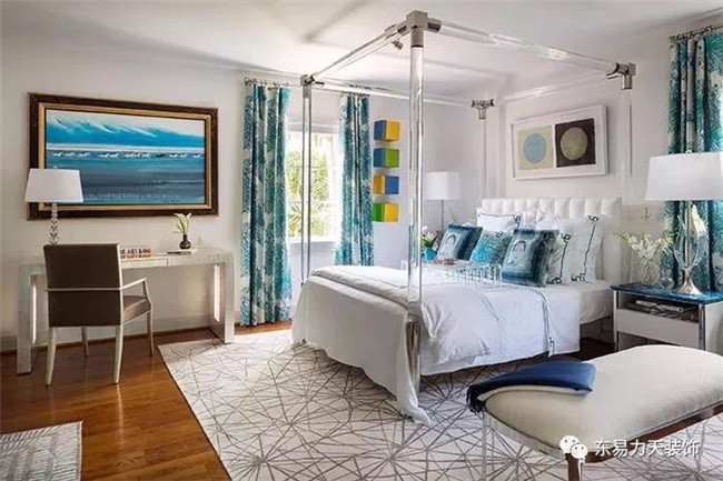 郑州家装公司卧室窗帘配色案例，攻略都市时尚风潮