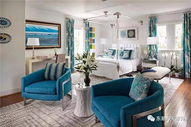 郑州家装公司卧室窗帘配色案例，攻略都市时尚风潮