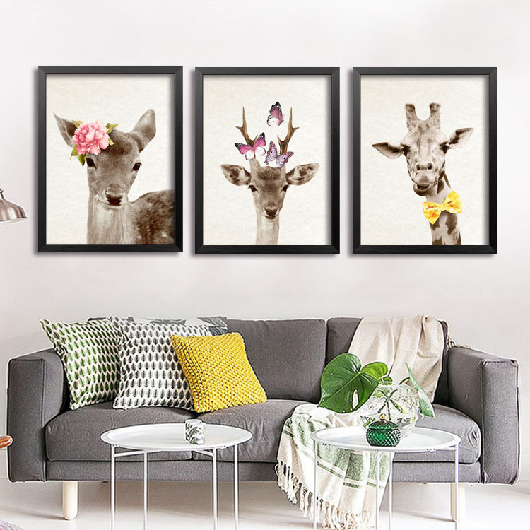 郑州别墅装修动物元素装饰画,玩转墙壁装饰新风尚 郑州别墅装修动物元素装饰画,玩转墙壁装饰新风尚