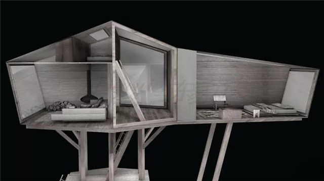 河南东易力天装饰，别墅豪宅设计施工 会开花呼吸的童话树屋