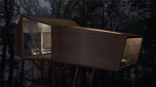 河南东易力天装饰，别墅豪宅设计施工 会开花呼吸的童话树屋