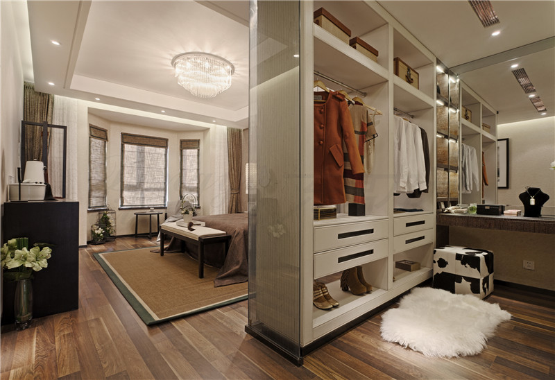 郑州别墅装修新中式新色彩，清雅东方居所