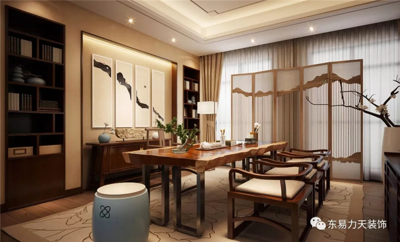 腹有诗书气自华，郑州装饰公司设计师偏爱于舍衣帽间顾书房