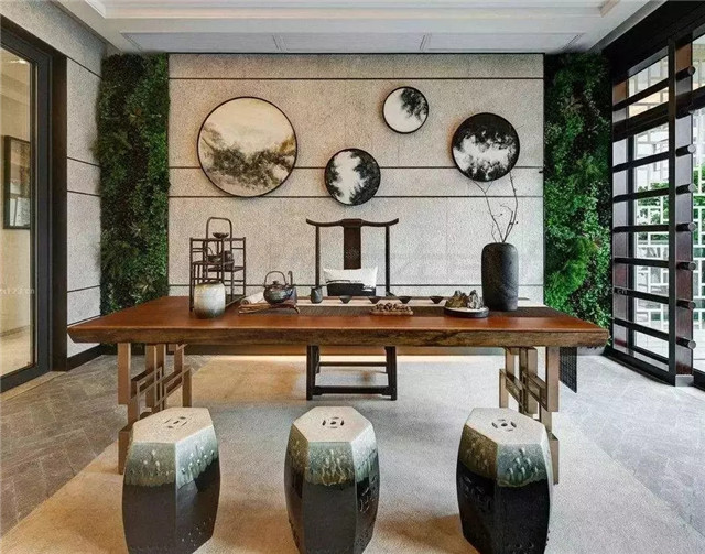 美的让外国人看呆的中式茶装修，东易力天装饰*美中式茶室分享