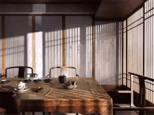 美的让外国人看呆的中式茶装修，东易力天装饰*美中式茶室分享