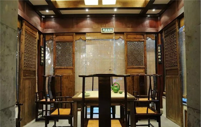 美的让外国人看呆的中式茶装修，东易力天装饰*美中式茶室分享