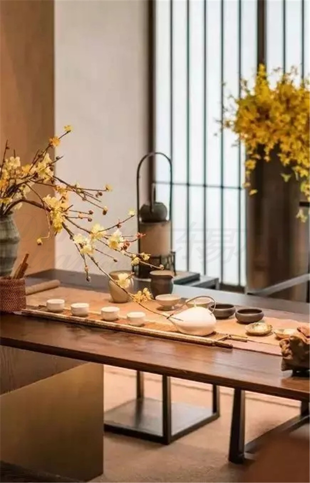 美的让外国人看呆的中式茶装修，东易力天装饰*美中式茶室分享