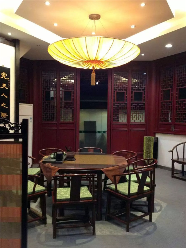 美的让外国人看呆的中式茶装修，东易力天装饰*美中式茶室分享