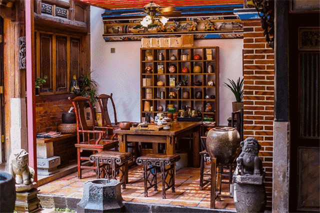 美的让外国人看呆的中式茶装修，东易力天装饰*美中式茶室分享