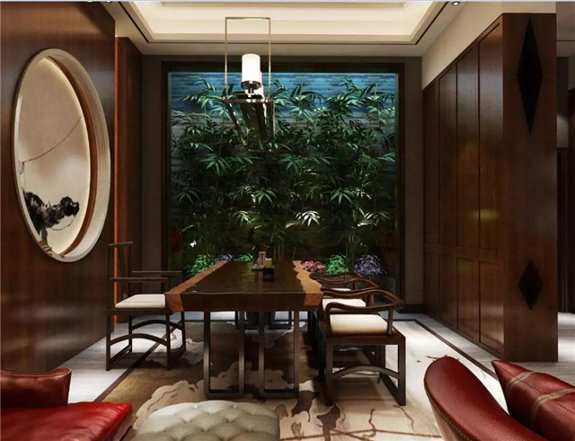 美的让外国人看呆的中式茶装修，东易力天装饰*美中式茶室分享