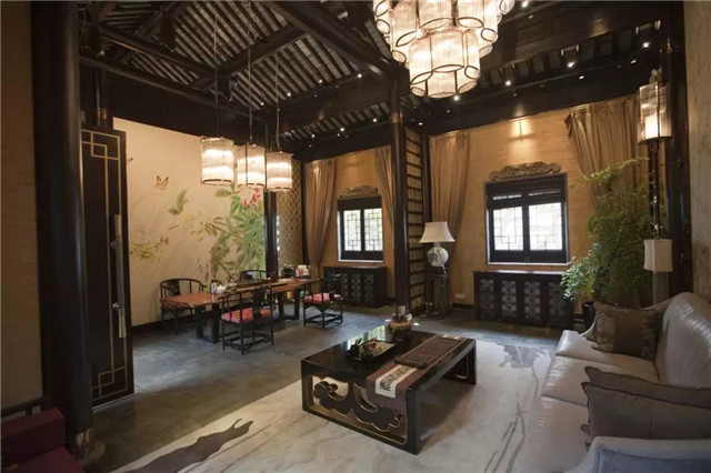 美的让外国人看呆的中式茶装修，东易力天装饰*美中式茶室分享