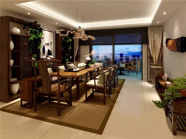 美的让外国人看呆的中式茶装修，东易力天装饰*美中式茶室分享