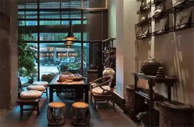 美的让外国人看呆的中式茶装修，东易力天装饰*美中式茶室分享