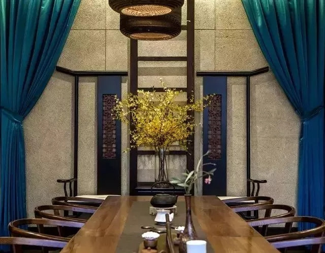 美的让外国人看呆的中式茶装修，东易力天装饰*美中式茶室分享