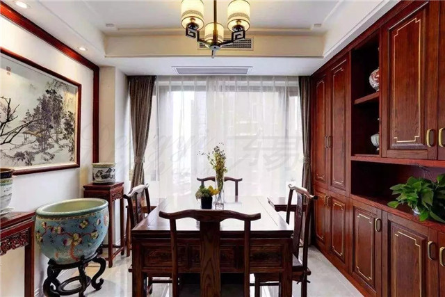 美的让外国人看呆的中式茶装修，东易力天装饰*美中式茶室分享