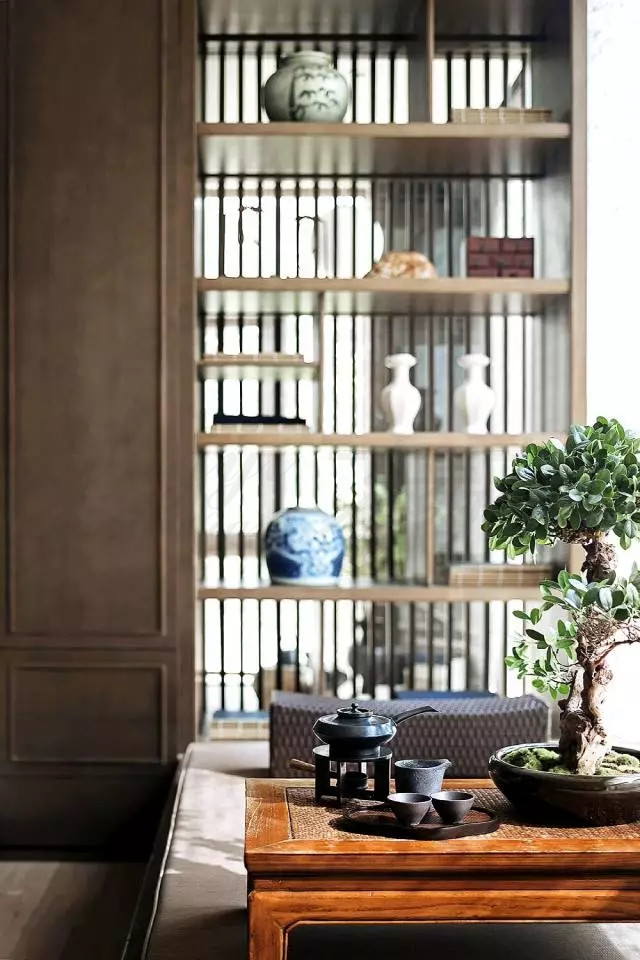 美的让外国人看呆的中式茶装修，东易力天装饰*美中式茶室分享