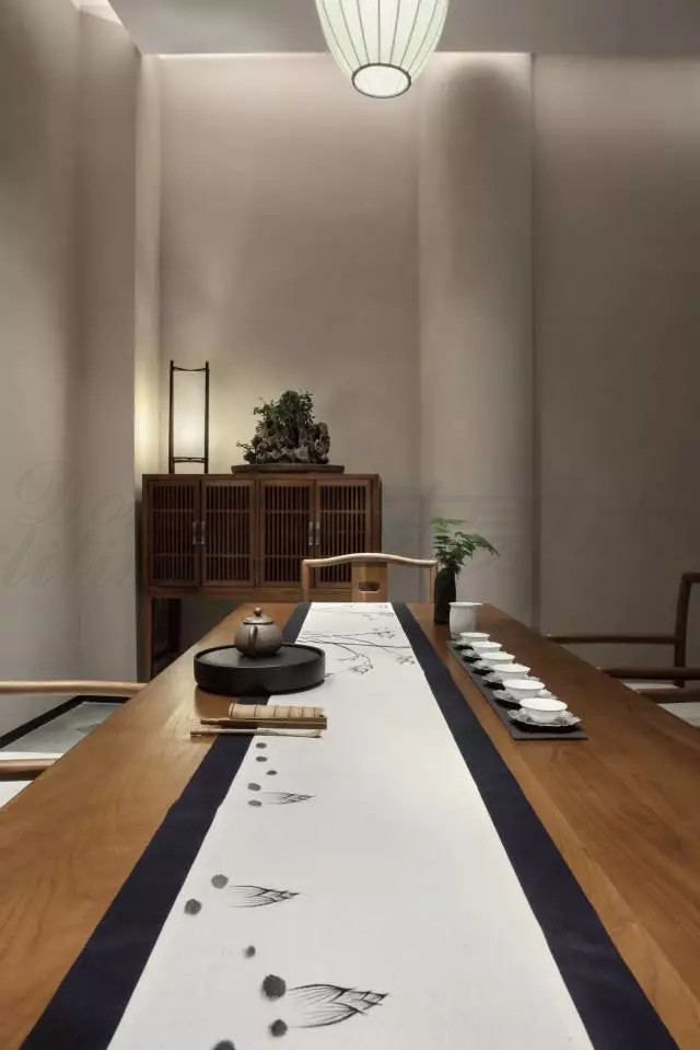 美的让外国人看呆的中式茶装修，东易力天装饰*美中式茶室分享