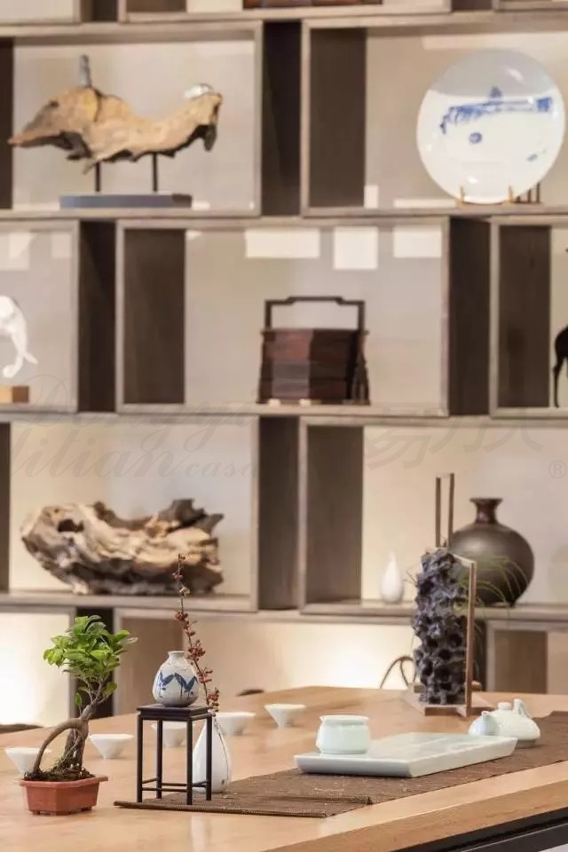 美的让外国人看呆的中式茶装修，东易力天装饰*美中式茶室分享