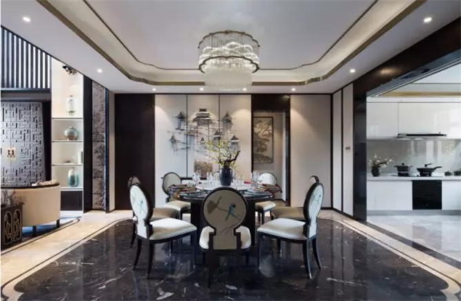 郑州别墅装修432平新中式，我们的家在市，也在野