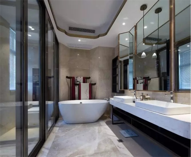 郑州别墅装修432平新中式，我们的家在市，也在野