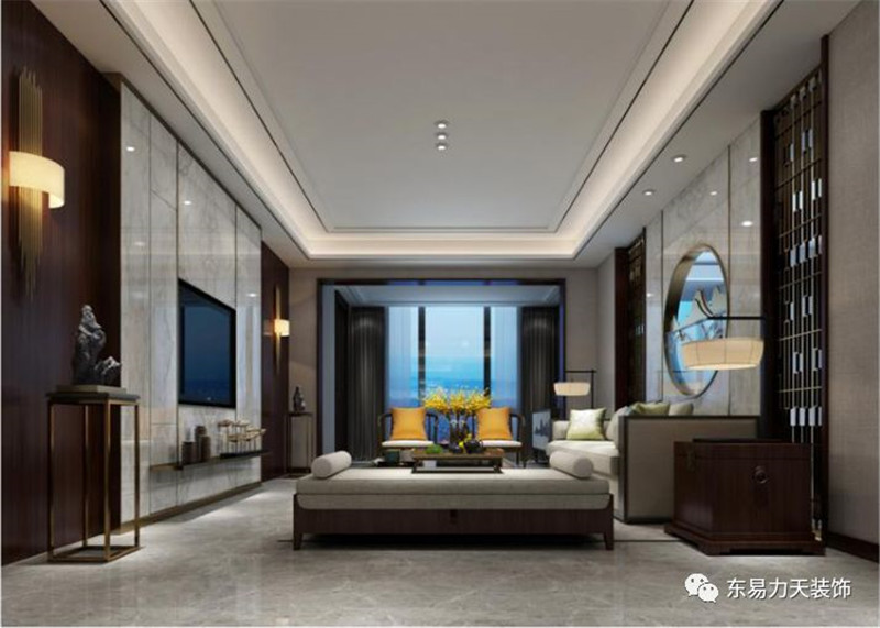 郑州装饰公司新中式装修,清雅东方居所,心之所向