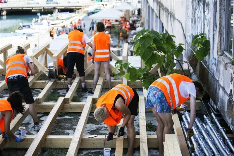 郑州装修公司行业领军者 在废弃建筑上搞团建,玩转短暂城市主义