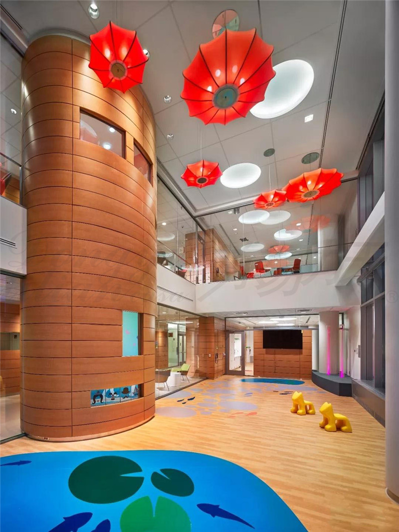 郑州装饰公司分享一组充满活力的美国医院，装修设计超赞
