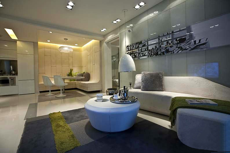 郑州装饰公司吊顶+石膏线设计，让小户型空间更有档次