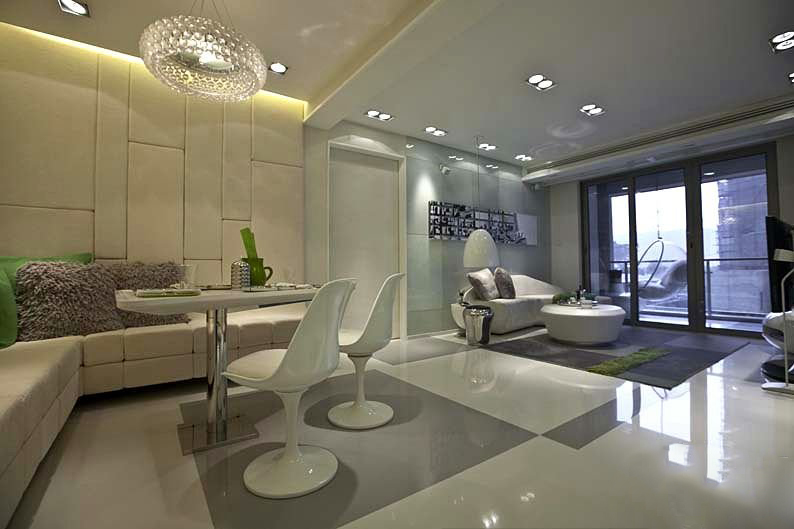 郑州装饰公司吊顶+石膏线设计，让小户型空间更有档次