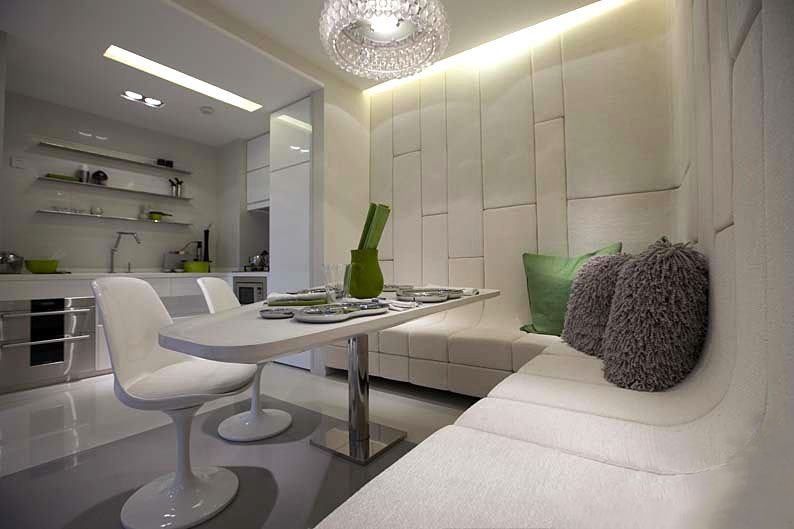 郑州装饰公司吊顶+石膏线设计，让小户型空间更有档次