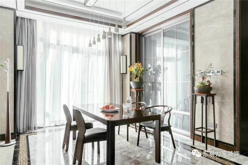 暖木见归心 · 江南小镇160㎡，郑州装饰公司混搭新中式